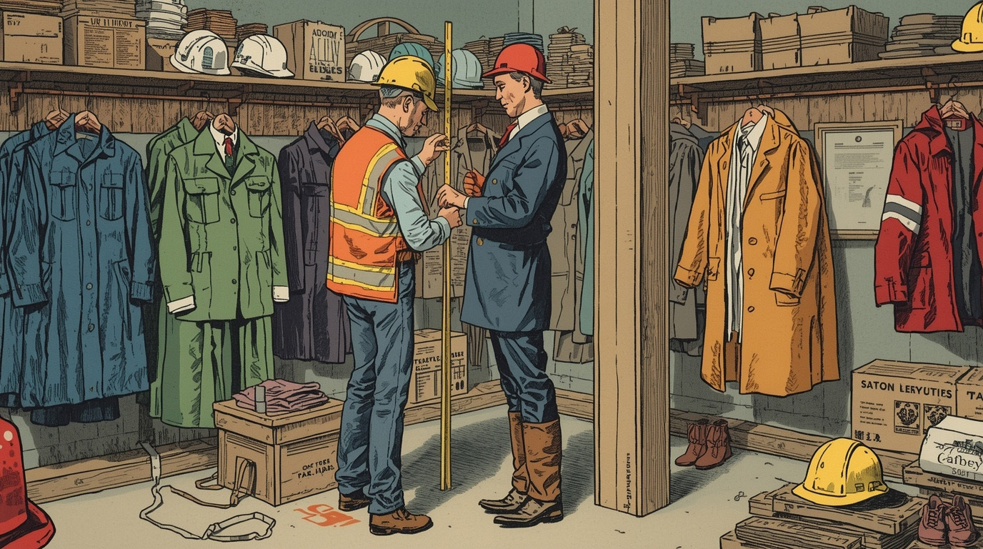 proper fit of safety clothing